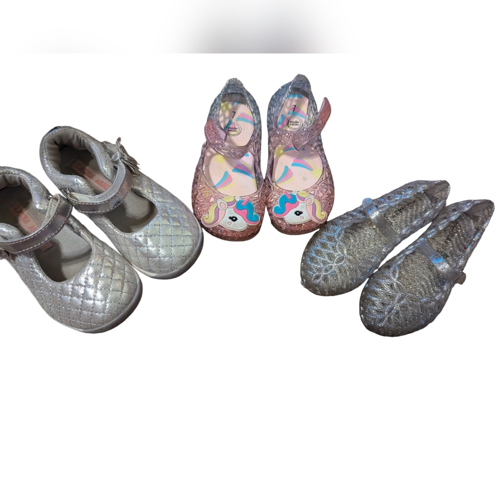 Toddler Girl Shoe lot Size 7